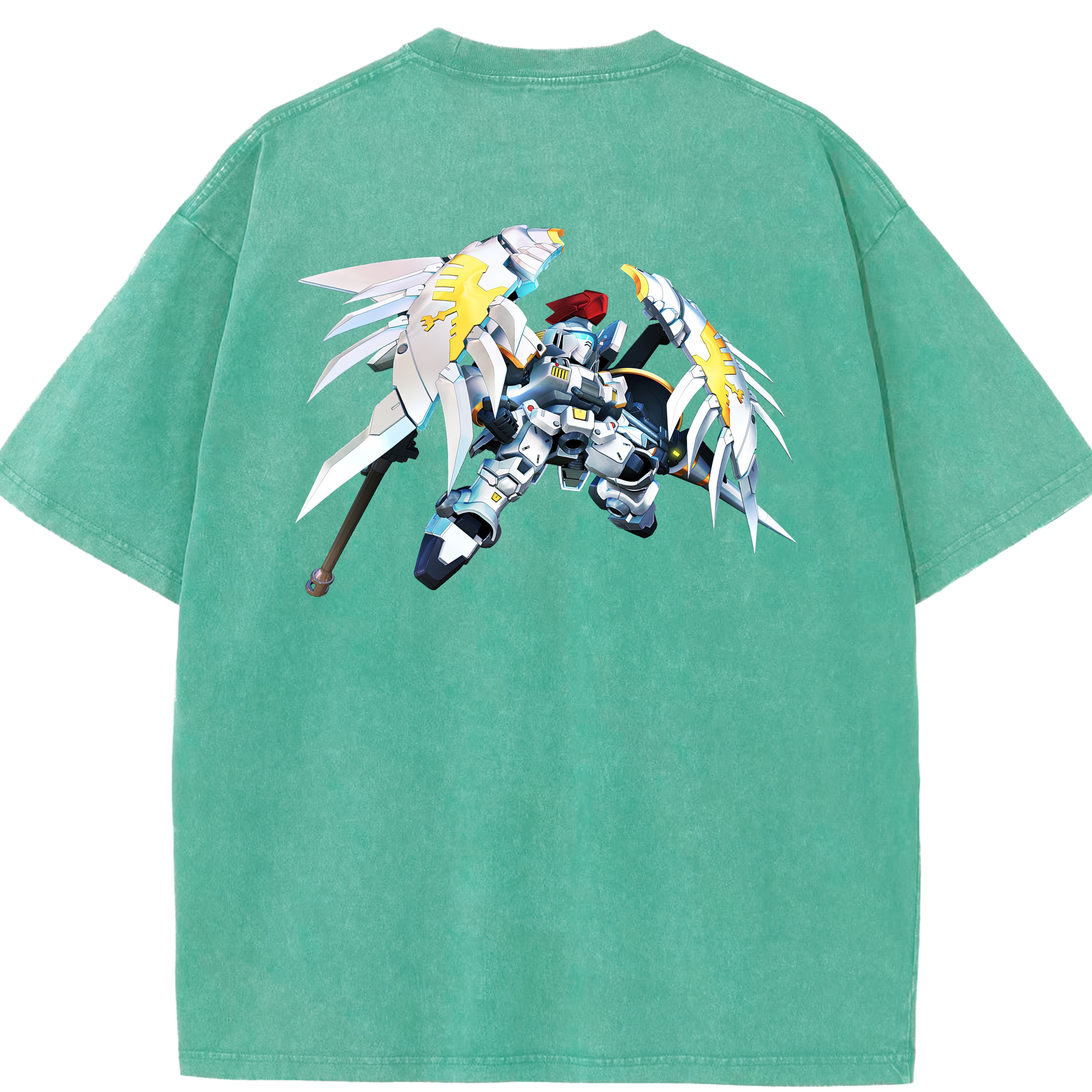 （画像用） 機動戦士ガンダム Mobile Suit Gundam 綿100% ヴィンテージ風 半袖Tシャツ（背面プリント）